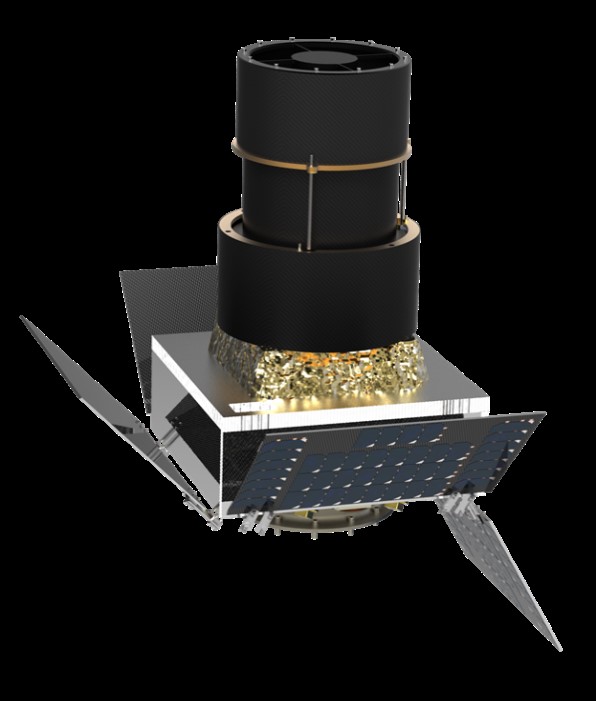 Nanosat with deployable telescope
